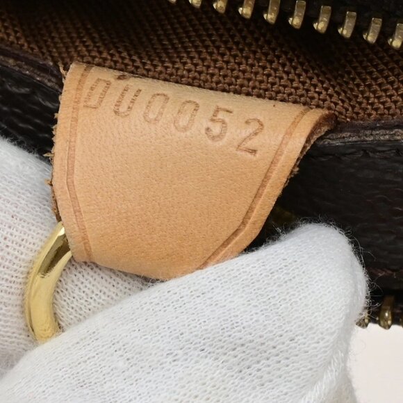 LOUIS VUITTON Cabas Piano Shoulder Bag Monogram Leather Brown - Picture 13 of 14